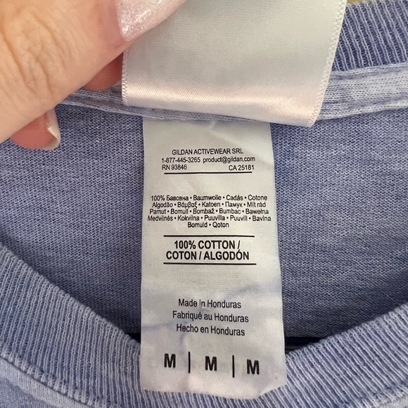 ⚪️GILDAN: Women’s size M, blue/white ombre, Bubba Gump Shrimp long sleeve shirt. - Picture 3 of 10